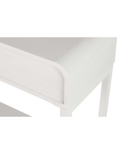 Mueble de entrada de madera en blanca