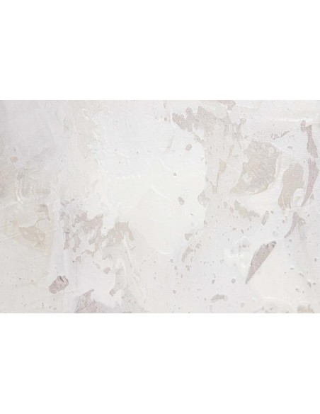 Cuadro abstracto en lienzo con moldura de madera