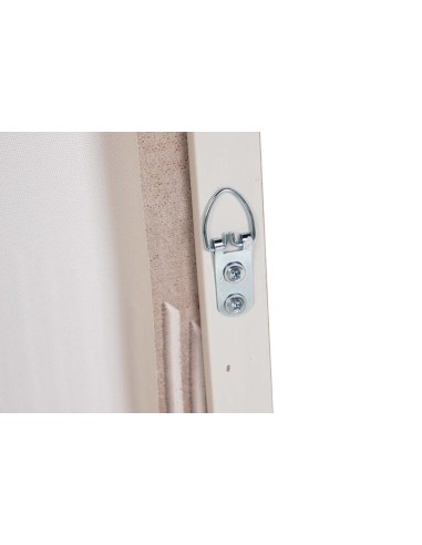 Cuadro abstracto en lienzo con moldura de madera