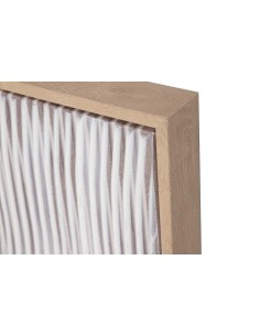 Cuadro abstracto pintado en lienzo con moldura 2