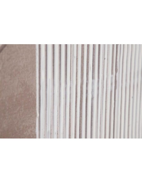 Cuadro abstracto pintado en lienzo con moldura