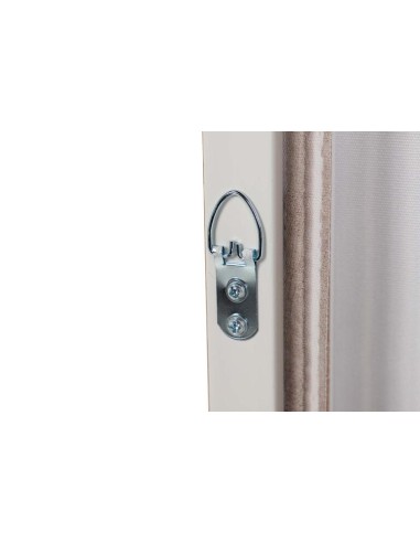 Cuadro abstracto pintado en lienzo con moldura