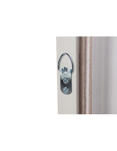 Cuadro abstracto pintado en lienzo con moldura