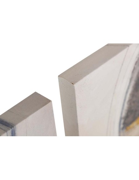 Cuadro abstracto en lienzo tonos azules