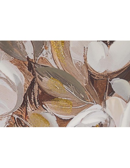 Cuadro de jarrones en lienzo tonos pasteles