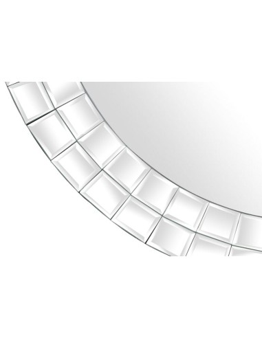 Espejo redondo con diseño de espejos