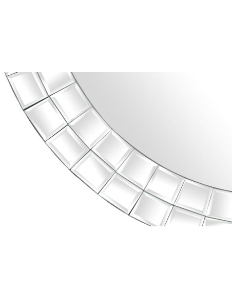 Espejo redondo con diseño de espejos