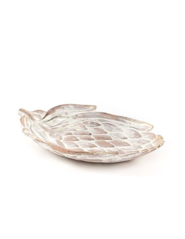 Bandeja de resina forma de hoja pequeña