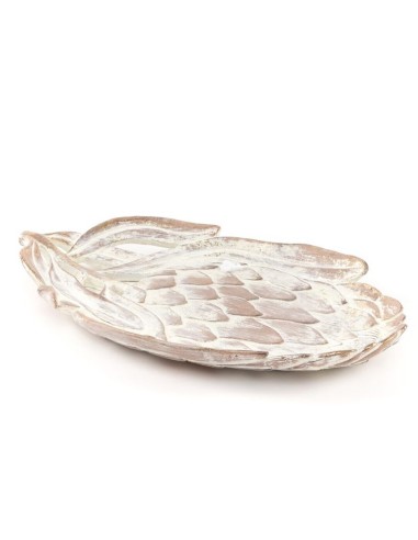 Bandeja de resina forma hoja grande