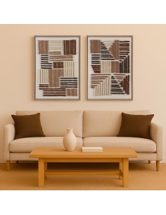 Cuadro de tela enmarcado 2