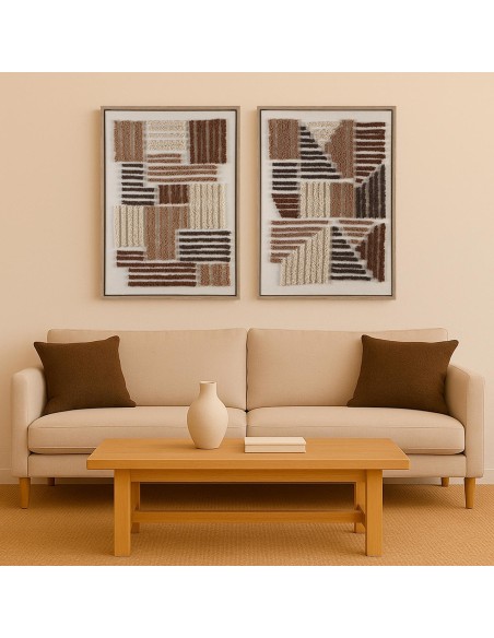 Cuadro de tela enmarcado