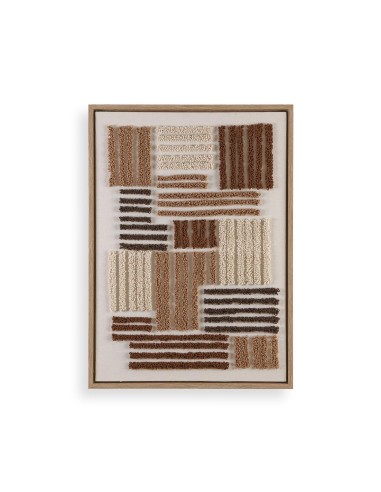 Cuadro de tela enmarcado