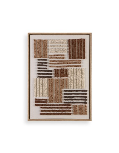 Cuadro de tela enmarcado