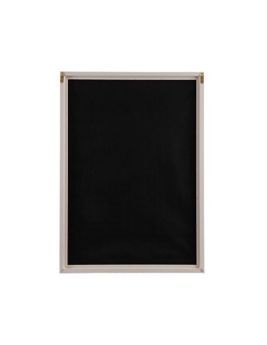 Cuadro con diseño en tela enmarcado