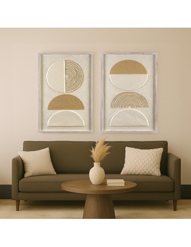 Cuadro de relieve diseño enmarcado