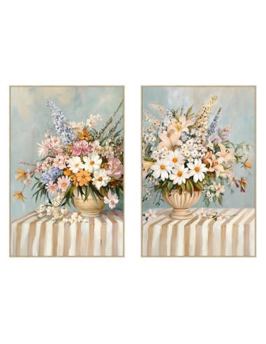 Cuadro en lienzo de florero