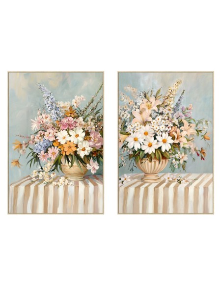 Cuadro en lienzo de florero