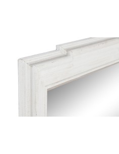 Espejo de madera en blanco 2