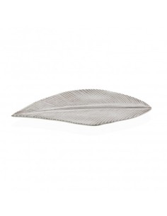 Bandeja de madera hoja blanca