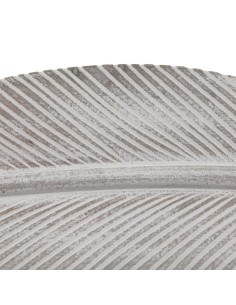 Bandeja de madera hoja blanca 2