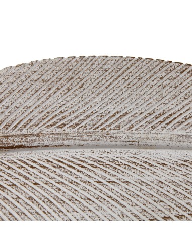 Bandeja de madera dorada desgastada