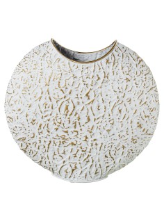 Jarrón metal grande oro