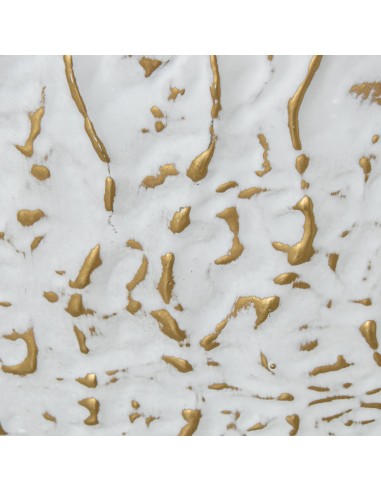 Jarrón metal grande oro