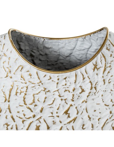 Jarrón metal grande oro