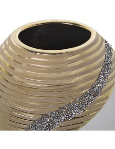 Jarrón blanco Champagne Brillos 2