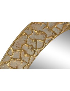 Espejo Metálico Oro 78cm 2
