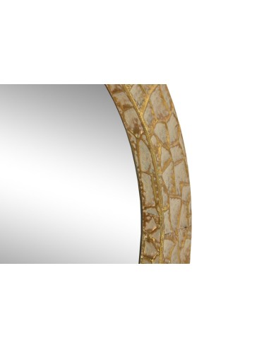 Espejo Metálico Oro 78cm