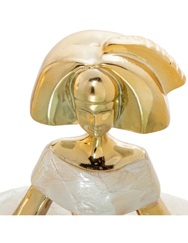 Figura Menina Nácar Oro 29cm