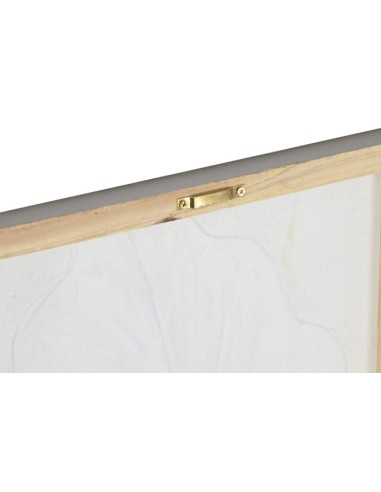 Cuadro en lienzo de flor dorada