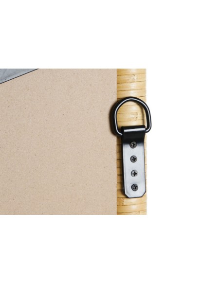 Espejo de vestidor en ratán  natural