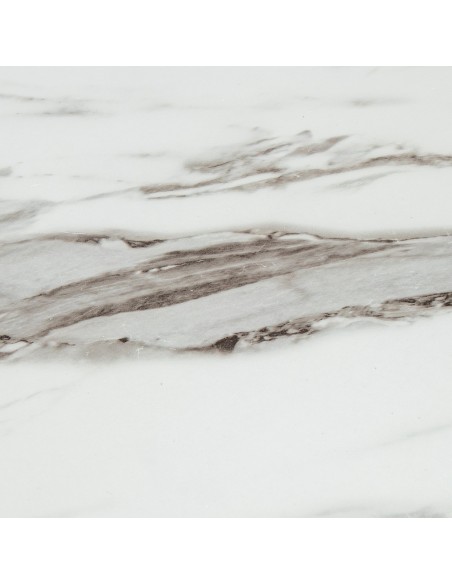 Mesa de comedor cristal patas en dorado