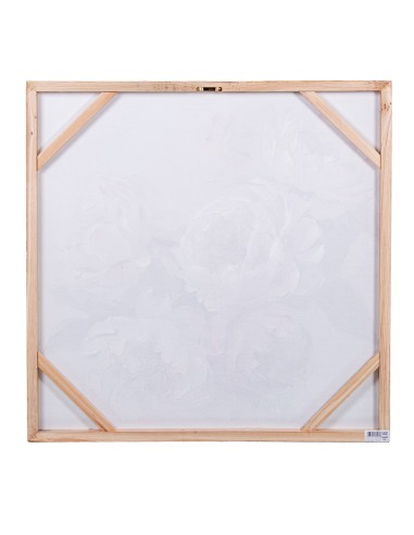 Cuadro en lienzo de flores con bastidor