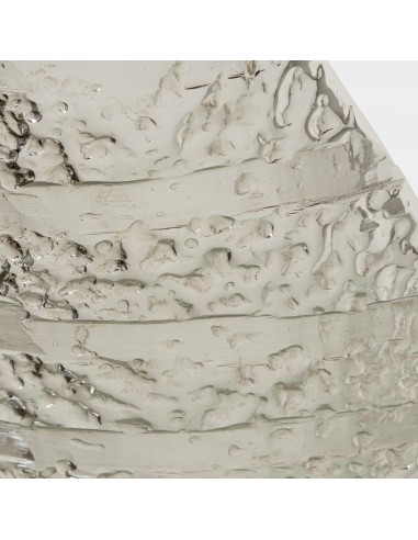 Jarrón de aluminio pequeño en plata