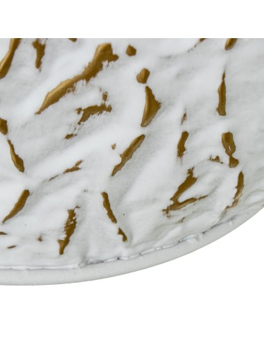 Jarrón de metal dorado pequeño