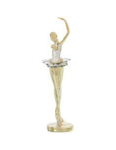 Figura de bailarina en dorada