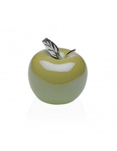 Figura de cerámica manzana verde