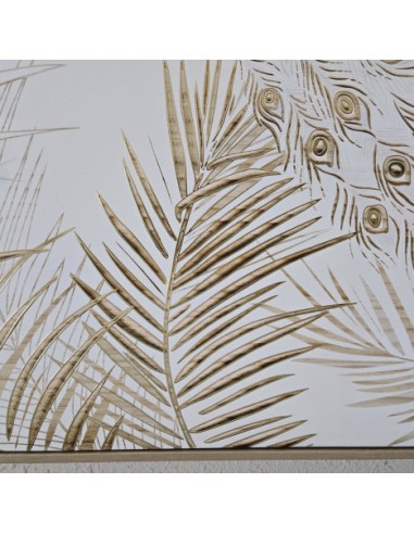 Cuadro en lienzo de pavo real