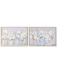 Cuadro lienzo diseño jarrones