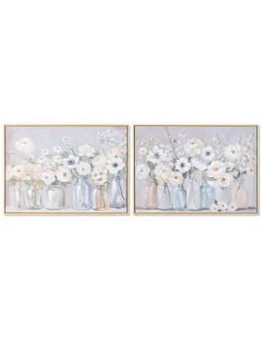 Cuadro lienzo diseño jarrones