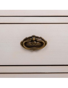 Cómoda de madera 2 puertas y 3 cajones 2