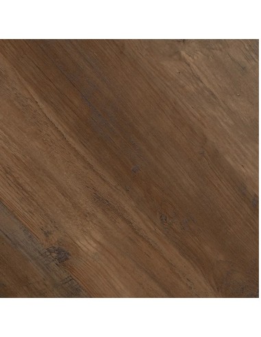 Mesa marrón con patas negras