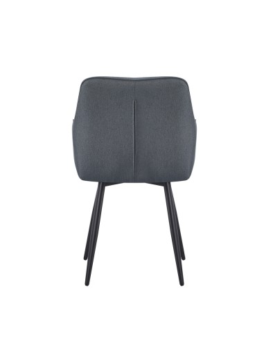 Silla monroe gris patas negras