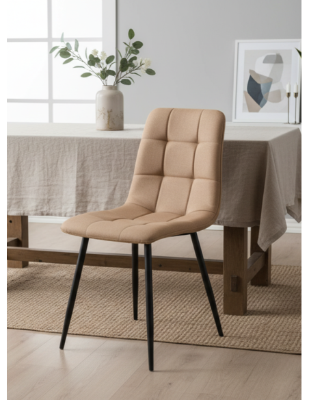 Silla portland poliéster con patas negras