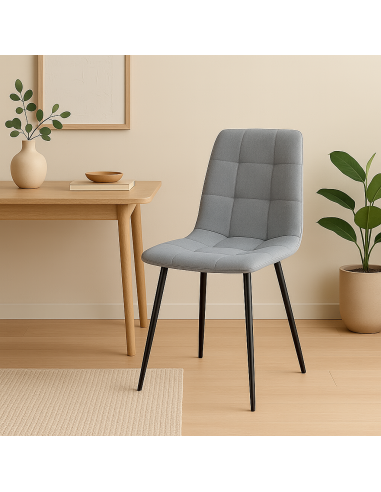 Silla portland poliéster con patas negras