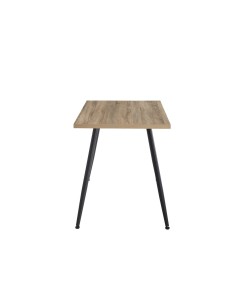 Mesa fija melaminada con patas negras 2