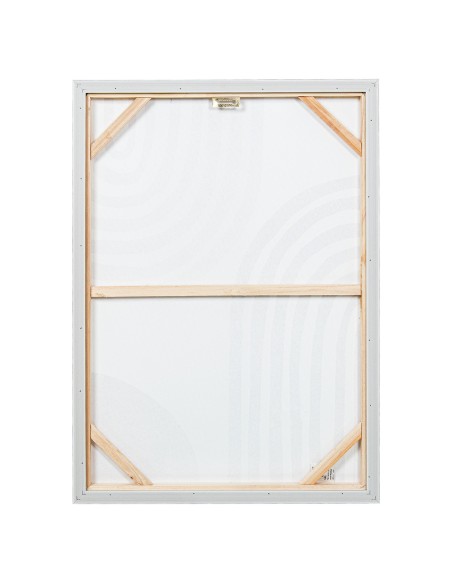 Cuadro en lienzo abstracto con marco